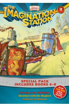 Imagination Station Books 3-Pack: Revenge of the Red Knight / Showdown with the Shepherd / Problems in Plymouth - Paul Mccusker