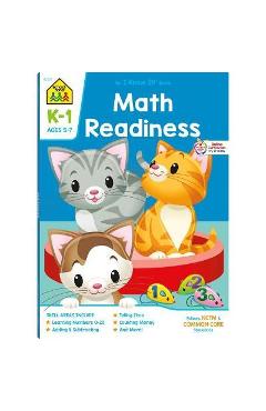 School Zone Math Readiness Grades K-1 Workbook - School Zone