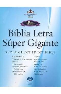 Super Giant Print Bible-Rvr 1960 - American Bible Society