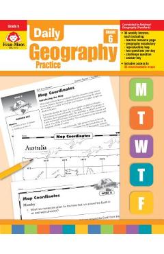 Daily Geography Practice: Grade 6 [With Transparencies] - Evan-moor Educational Publishers