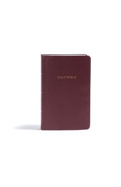 KJV Gift and Award Bible, Burgundy Imitation Leather - Holman Bible Staff
