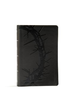 KJV Large Print Personal Size Reference Bible, Charcoal Leathertouch Indexed - Holman Bible Staff