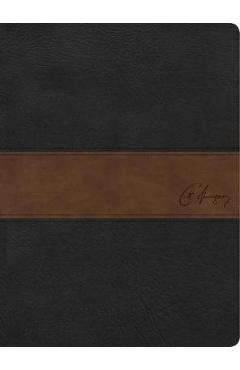 Rvr 1960 Biblia de Estudio Spurgeon, Negro/Marr�n S�mil Piel - B&h Espa�ol Editorial