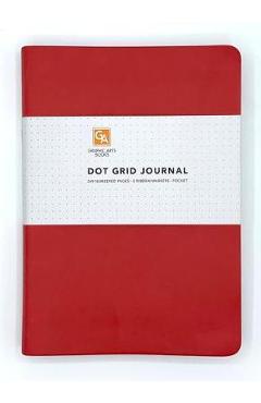 Dot Grid Journal - Ruby - Graphic Arts Books