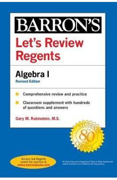 Let\'s Review Regents: Algebra I Revised Edition - Gary M. Rubinstein