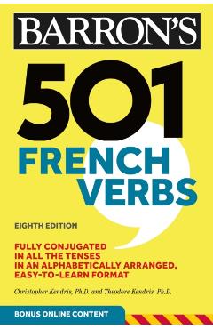 501 French Verbs - Christopher Kendris