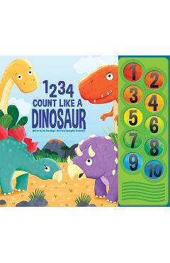 1 2 3 4 Count Like a Dinosaur - Erin Rose Wage