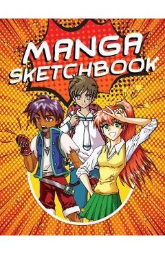 Manga Sketchbook: Learn to Draw 18 Awesome Characters Step-By-Step - Sweatdrop Studios