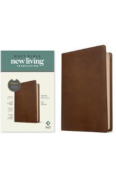NLT Thinline Reference Bible, Filament Enabled Edition (Red Letter, Leatherlike, Rustic Brown) - Tyndale