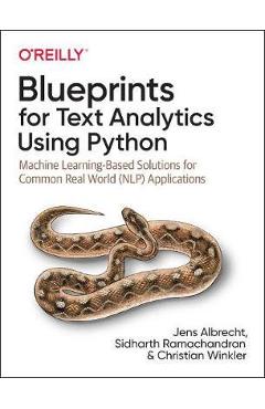 Blueprints for Text Analytics Using Python: Machine Learning-Based Solutions for Common Real World (Nlp) Applications - Jens Albrecht
