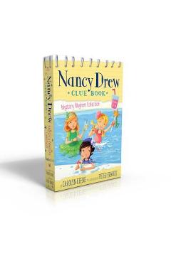 Nancy Drew Clue Book Mystery Mayhem Collection Books 1-4: Pool Party Puzzler; Last Lemonade Standing; A Star Witness; Big Top Flop - Carolyn Keene