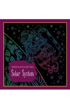 Super Scratch Art Pads: Solar System - Sterling Childrens