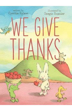 We Give Thanks - Cynthia Rylant