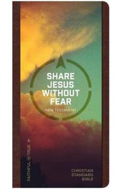 CSB Share Jesus Without Fear New Testament, Brown Leathertouch - Csb Bibles By Holman