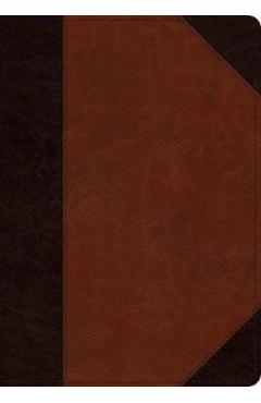ESV Large Print Wide Margin Bible (Trutone, Brown/Cordovan, Portfolio Design) -
