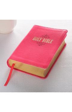 KJV Compact Large Print Lux-Leather Pink -
