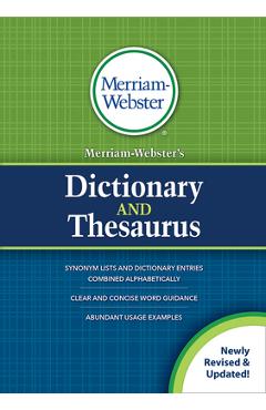 Merriam-Webster\'s Dictionary and Thesaurus - Merriam-webster