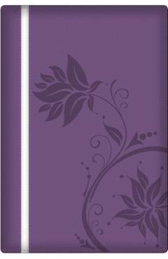 Biblia de la Mujer Conforme Al Coraz�n de Dios: Duotono Morado - Elizabeth George