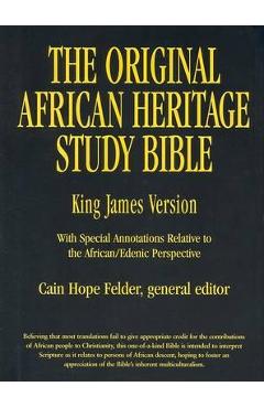 Original African Heritage Study Bible-KJV - Cain Hope Felder