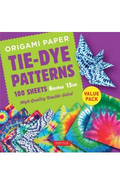 Origami Paper 100 Sheets Tie-Dye Patterns 6 (15 CM): Tuttle Origami Paper: High-Quality Double-Sided Origami Sheets Printed with 8 Different Designs ( - Tuttle Publishing