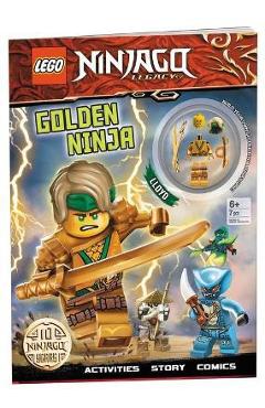 Lego ninjago: golden ninja [with minifigure] - ameet publishing