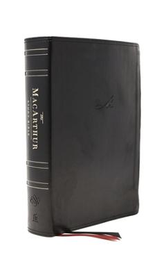The Esv, MacArthur Study Bible, 2nd Edition, Leathersoft, Black, Thumb Indexed: Unleashing God\'s Truth One Verse at a Time - John F. Macarthur