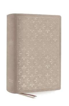 The net, abide bible, leathersoft, stone, comfort print: holy bible - taylor university center for scripture e
