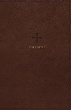 Nrsv, Catholic Bible, Standard Large Print, Leathersoft, Brown, Comfort Print: Holy Bible - Catholic Bible Press