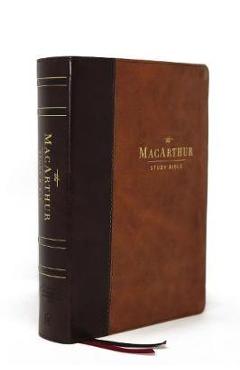 Nasb, MacArthur Study Bible, 2nd Edition, Leathersoft, Brown, Thumb Indexed, Comfort Print: Unleashing God\'s Truth One Verse at a Time - John F. Macarthur