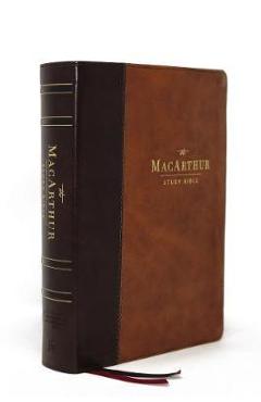Nasb, MacArthur Study Bible, 2nd Edition, Leathersoft, Brown, Comfort Print: Unleashing God\'s Truth One Verse at a Time - John F. Macarthur