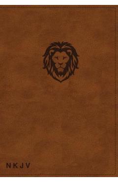 Nkjv, Thinline Bible Youth Edition, Leathersoft, Brown, Red Letter Edition, Comfort Print - Thomas Nelson