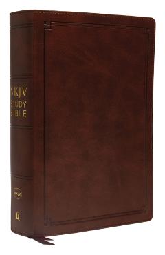 NKJV Study Bible, Imitation Leather, Brown, Red Letter Edition, Comfort Print: The Complete Resource for Studying God's Word - Thomas Nelson