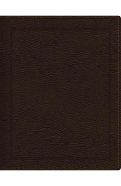 KJV, Journal the Word Bible, Bonded Leather, Brown, Red Letter Edition, Comfort Print: Reflect, Journal, or Create Art Next to Your Favorite Verses - Thomas Nelson