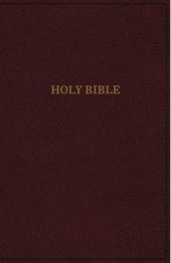 KJV, Deluxe Reference Bible, Super Giant Print, Imitation Leather, Burgundy, Red Letter Edition - Thomas Nelson