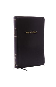KJV, Reference Bible, Personal Size Giant Print, Leather-Look, Black, Red Letter Edition - Thomas Nelson