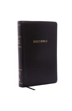 KJV, Reference Bible, Personal Size Giant Print, Leather-Look, Black, Red Letter Edition - Thomas Nelson