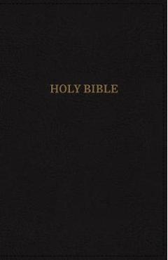 KJV, Deluxe Reference Bible, Giant Print, Imitation Leather, Black, Red Letter Edition - Thomas Nelson