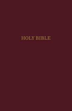 KJV, Pew Bible, Hardcover, Burgundy, Red Letter Edition - Thomas Nelson