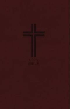 NKJV, Value Thinline Bible, Standard Print, Imitation Leather, Burgundy, Red Letter Edition - Thomas Nelson