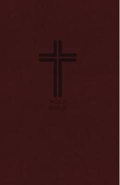 NKJV, Value Thinline Bible, Standard Print, Imitation Leather, Burgundy, Red Letter Edition - Thomas Nelson