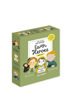 Little People, Big Dreams: Earth Heroes: 3 Books from the Best-Selling Series! Jane Goodall - Greta Thunberg - David Attenborough - Maria Isabel Sanchez Vegara