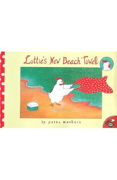 Lottie's new beach towel - petra mathers