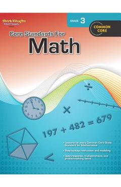Core Standards for Math Reproducible Grade 3 - Houghton Mifflin Harcourt