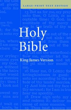 Large Print Text Bible-KJV - Cambridge University Press