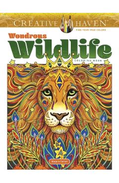 Creative Haven Wondrous Wildlife Coloring Book - Marjorie Sarnat