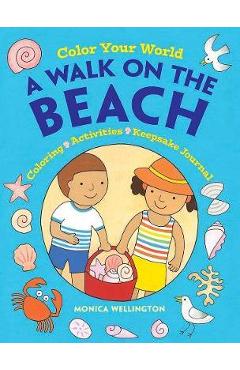 Color Your World: A Walk on the Beach: Coloring, Activities & Keepsake Journal