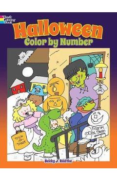 Halloween Color by Number - Becky J. Radtke