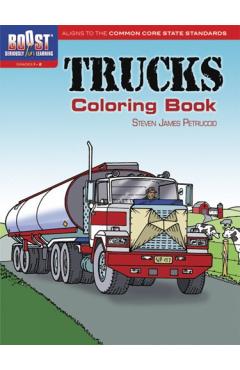 Trucks Coloring Book - Steven James Petruccio
