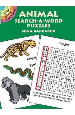 Animal Search-A-Word Puzzles - Nina Barbaresi