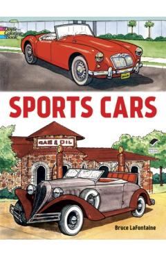 Sports Cars Coloring Book - Bruce Lafontaine